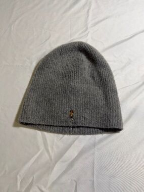 Mens POLO RALPH LAUREN Beanie Wool Knit Grey